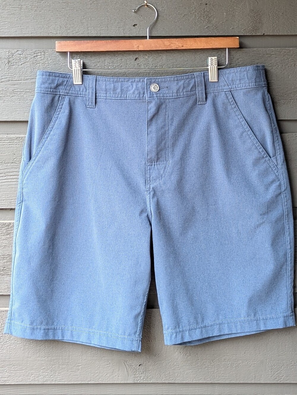 Prana Men's Hybridizer Short Blue Size W34 L8